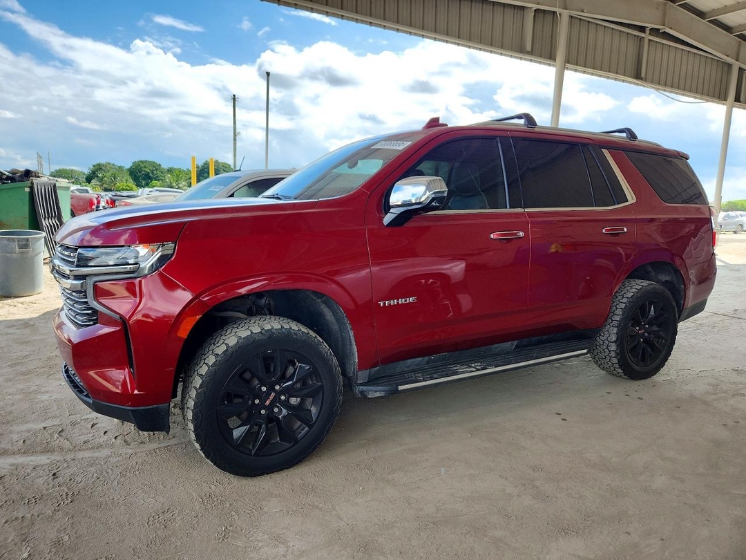 منظر 2021 CHEVROLET TAHOE C1500 PREMIER، زاوية 1