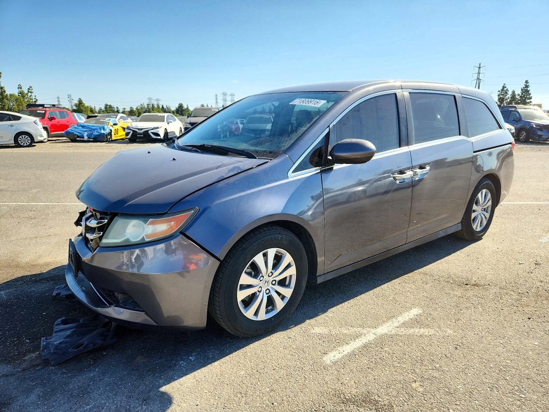 Vedere 2016 HONDA ODYSSEY SE, unghi 1