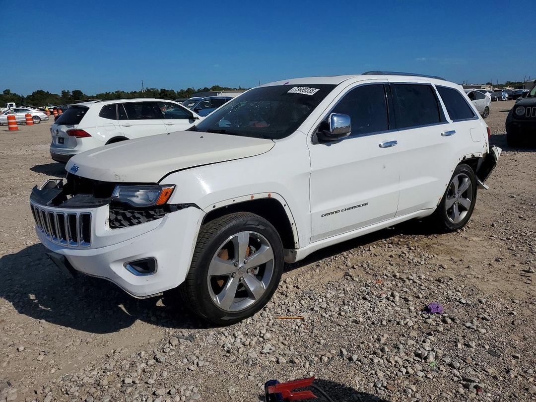 Vedere 2015 JEEP GRAND CHEROKEE OVERLAND, unghi 1