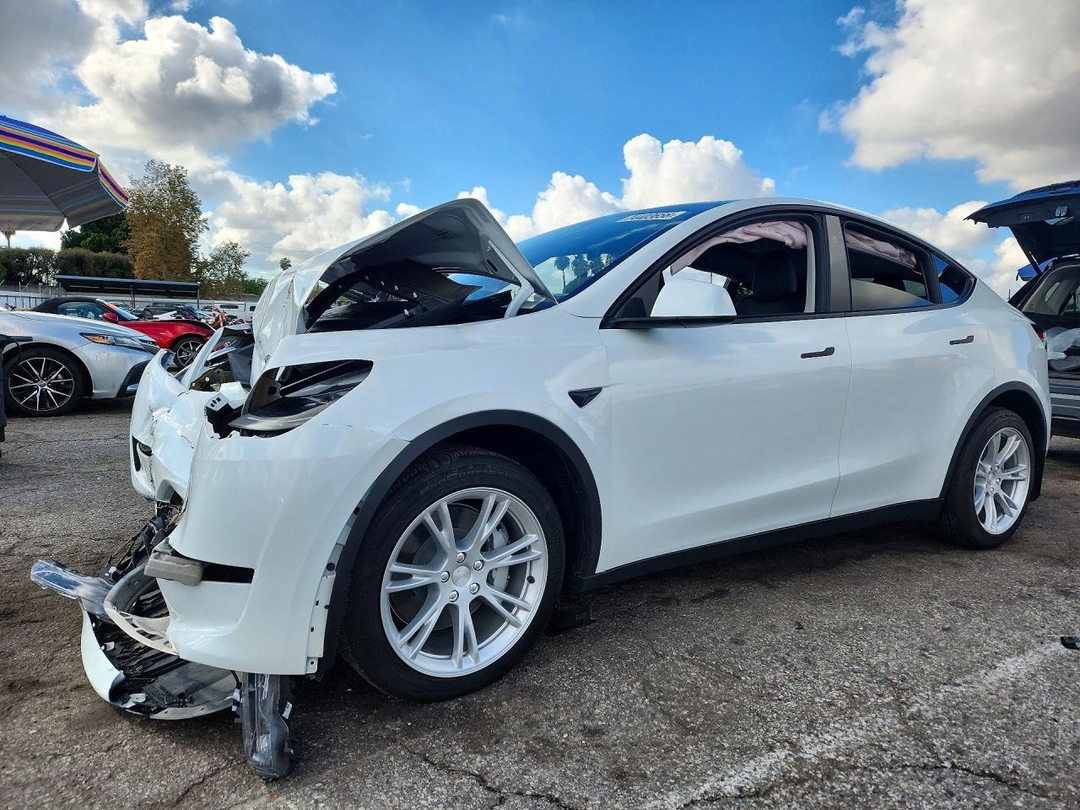 Vista de 2024 TESLA MODEL Y, ángulo 1