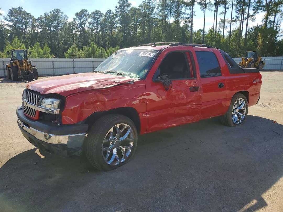 Vista de 2003 CHEVROLET AVALANCHE C1500, ángulo 1