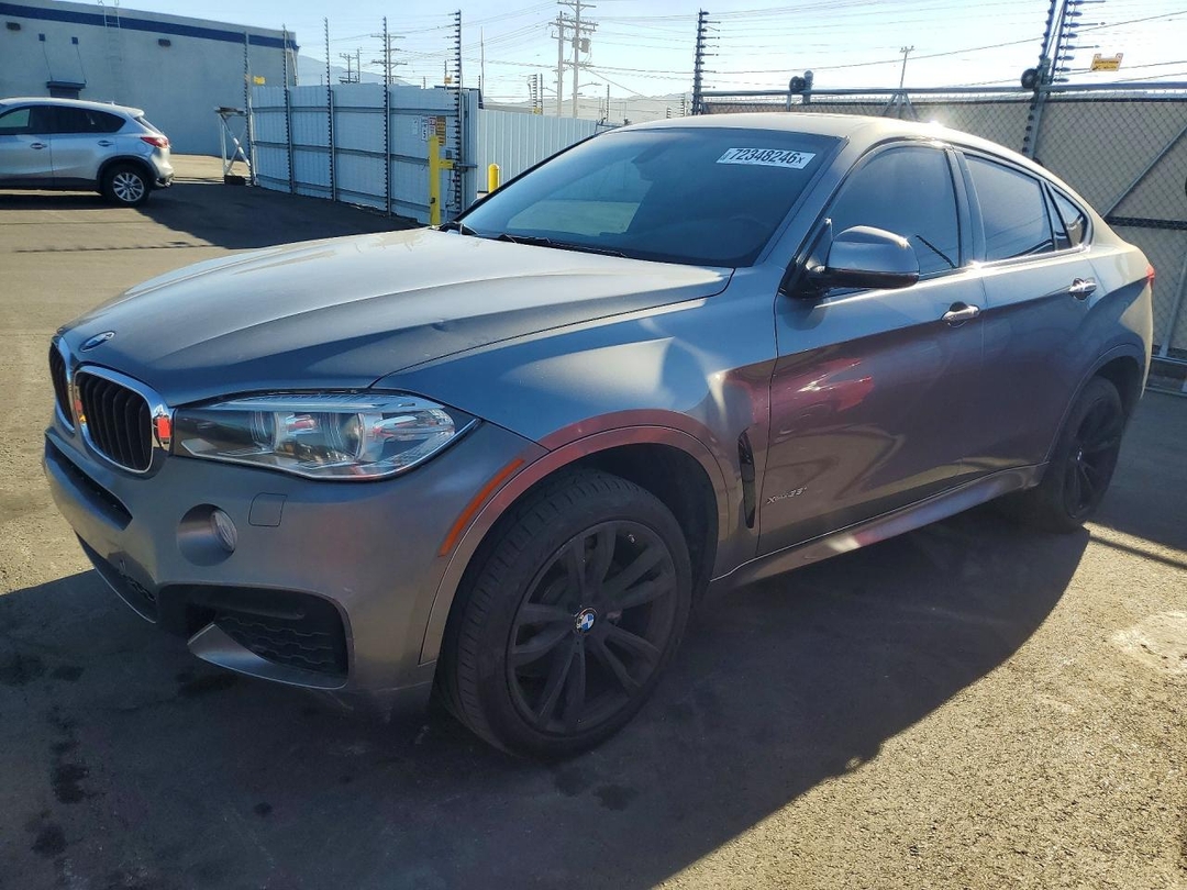 Vue de 2016 BMW X6 XDRIVE35I, angle 1