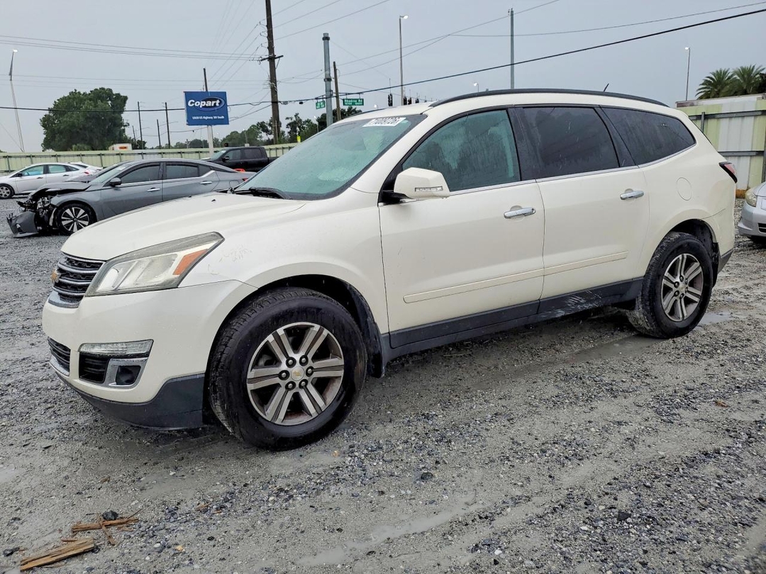 Vedere 2015 CHEVROLET TRAVERSE LT, unghi 1