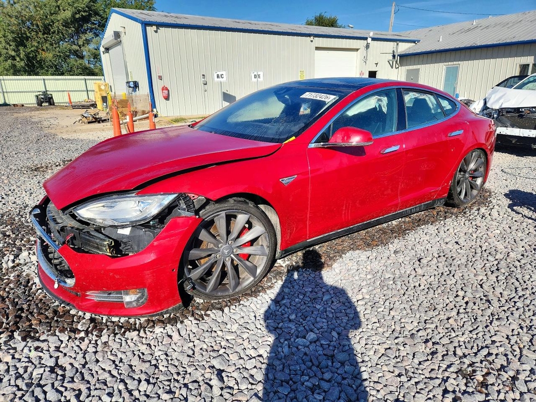 منظر 2015 TESLA MODEL S، زاوية 1