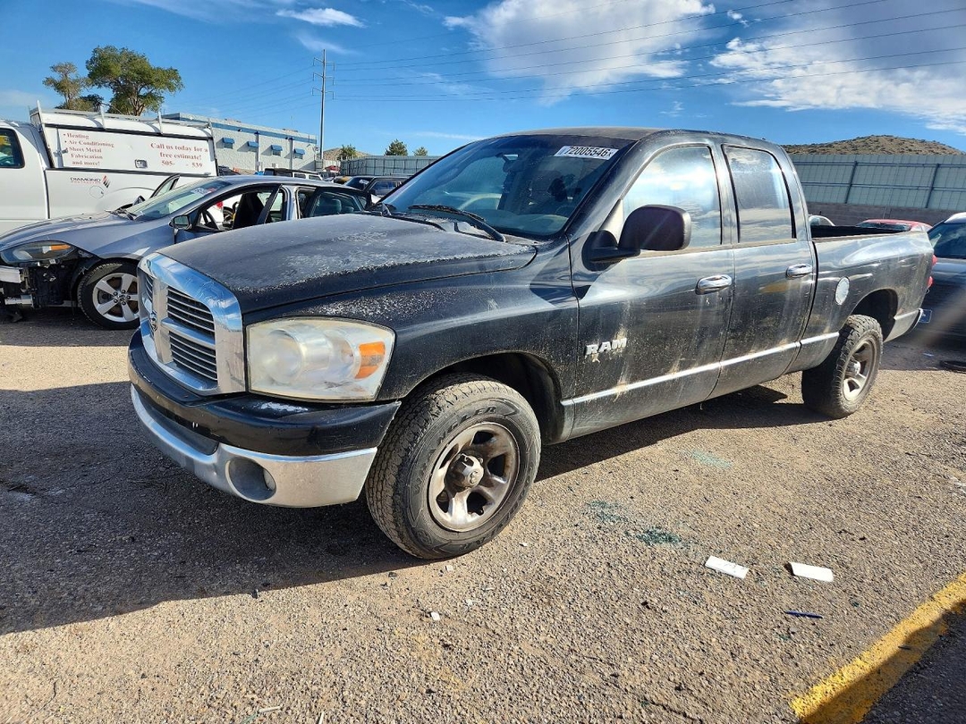 Vue de 2008 DODGE RAM 1500 ST, angle 1