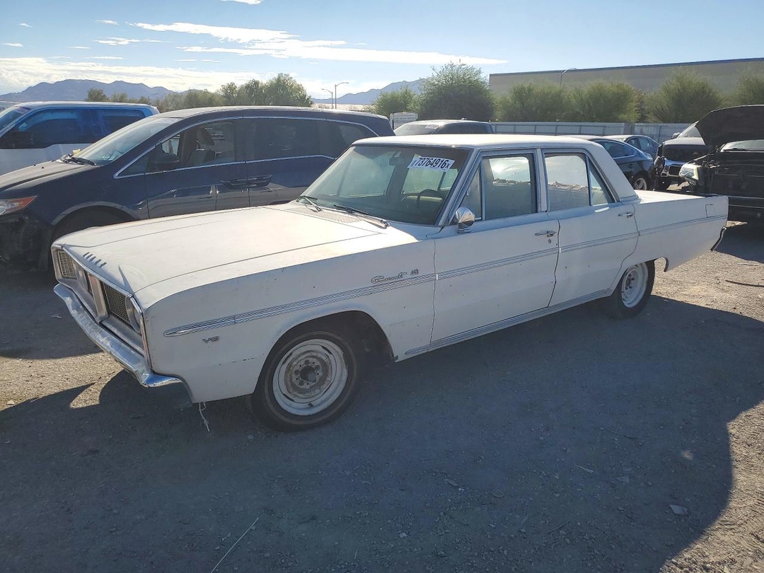 Vue de 1966 DODGE CORONET _NO_TRIM, angle 1