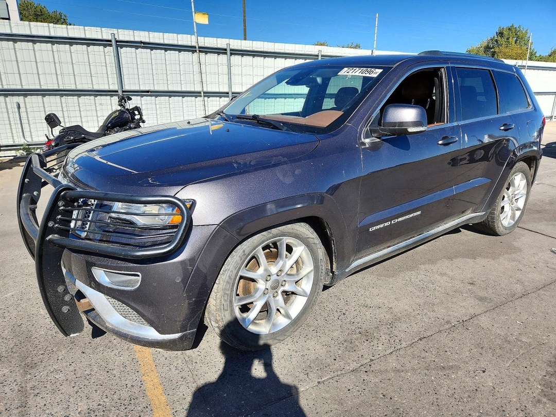 Vista de 2015 JEEP GRAND CHEROKEE SUMMIT, ángulo 1