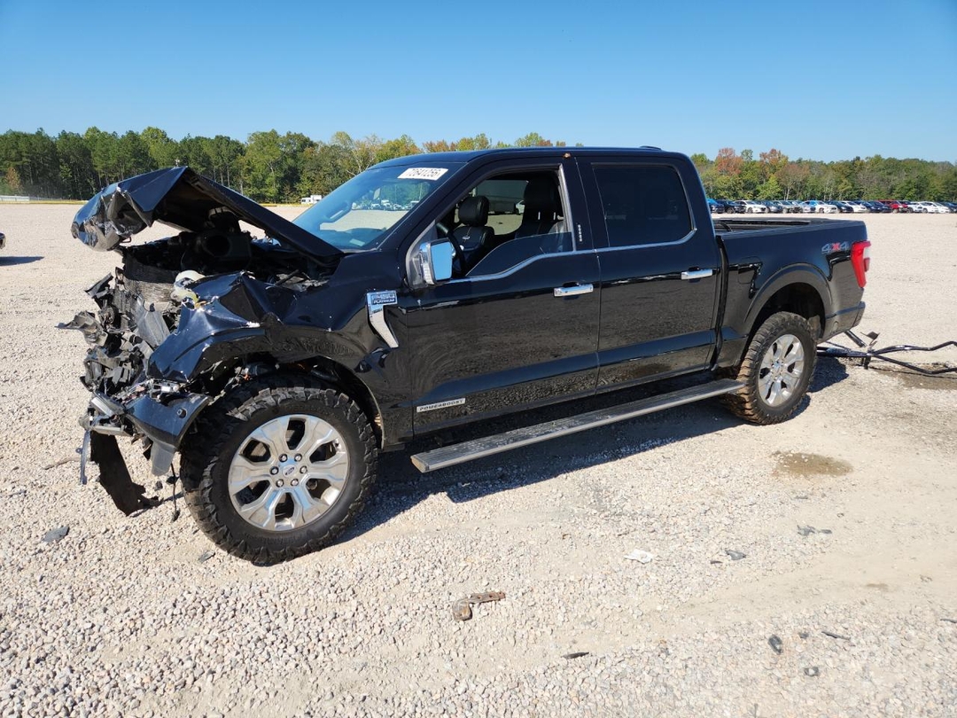 Vue de 2021 FORD F150 SUPERCREW, angle 1