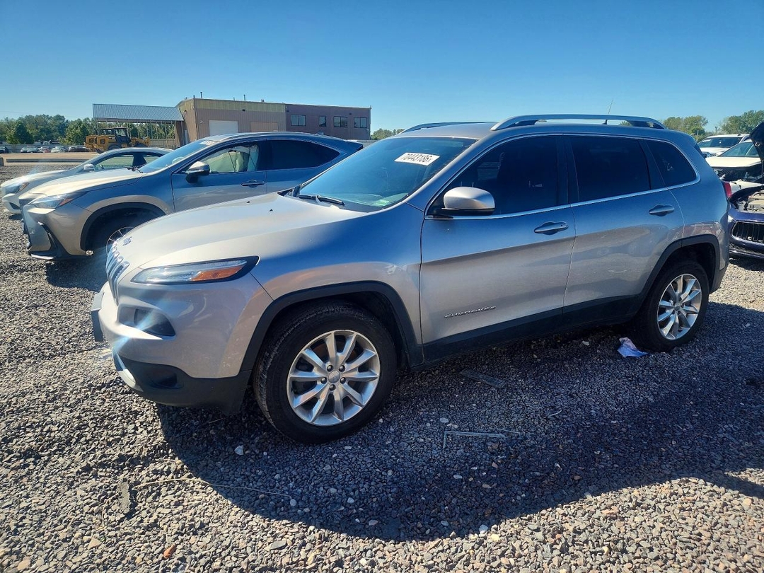 Vue de 2017 JEEP CHEROKEE LIMITED, angle 1