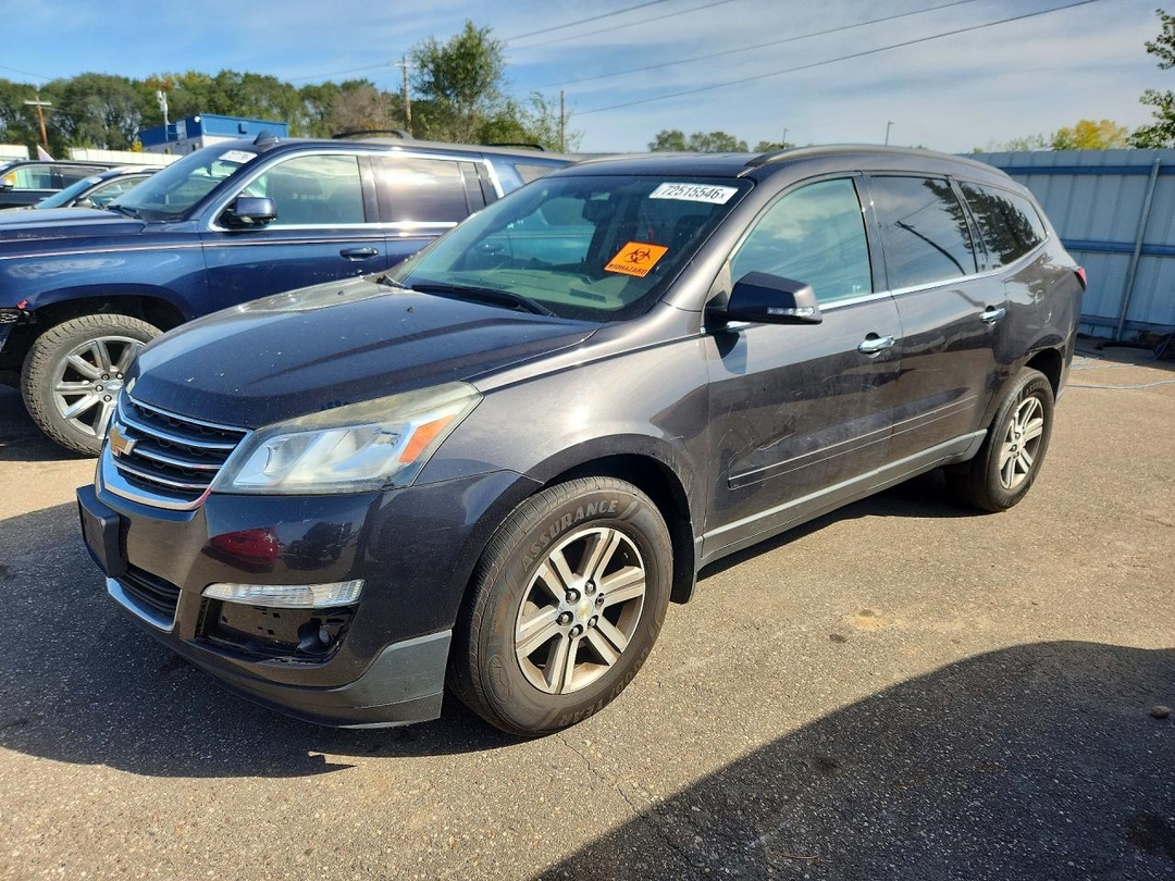 Vedere 2017 CHEVROLET TRAVERSE LT, unghi 1