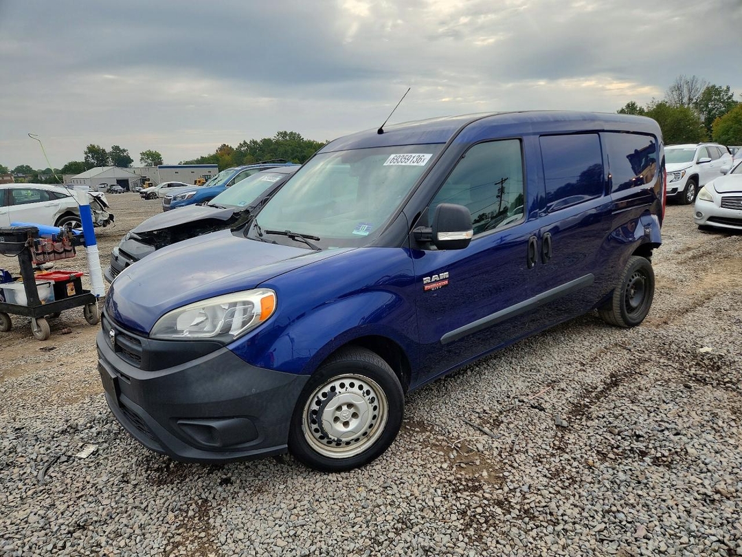 منظر 2017 RAM PROMASTER CITY ST DELIVERY VAN، زاوية 1