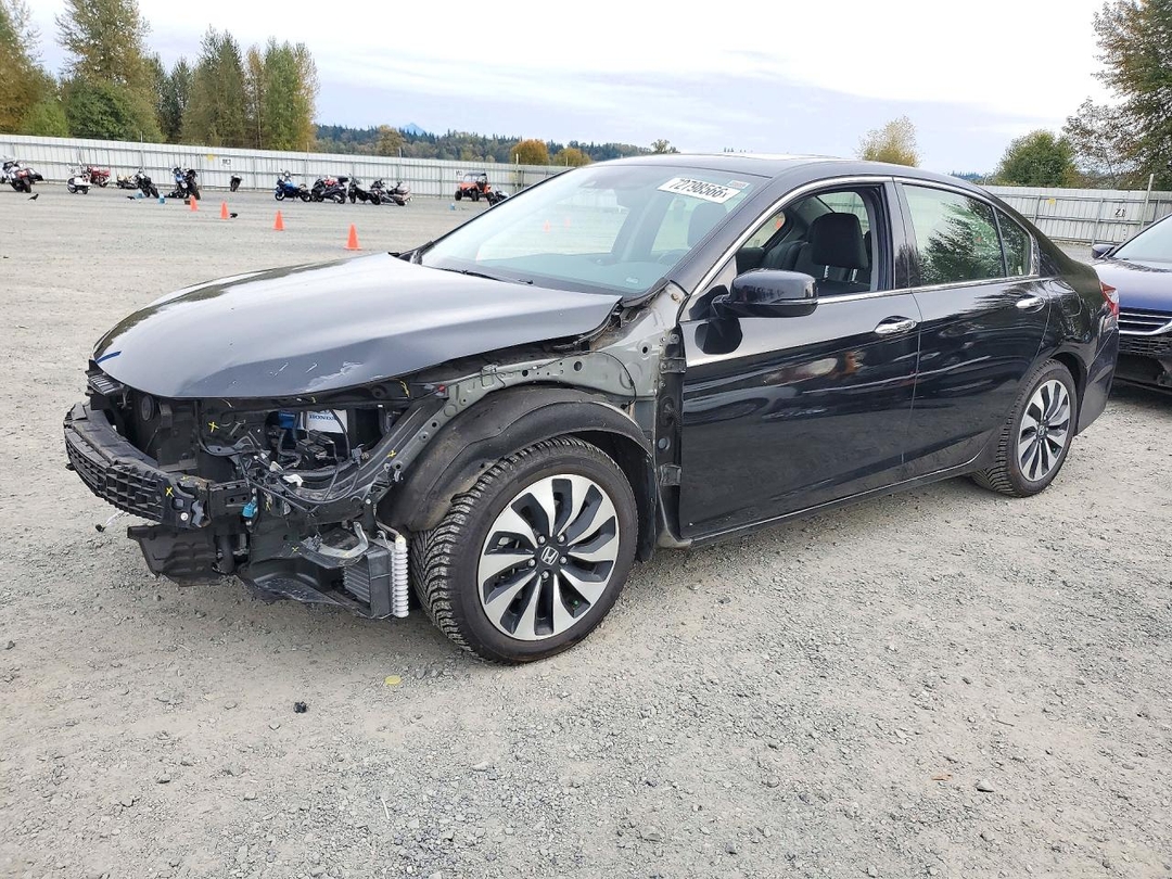 Vista de 2017 HONDA ACCORD HYBRID EXL, ángulo 1