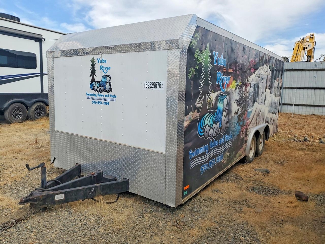 Вид 2001 PACE AMERICAN SC8520TA2 ENCLOSED CARGO TRAILER, угол 1