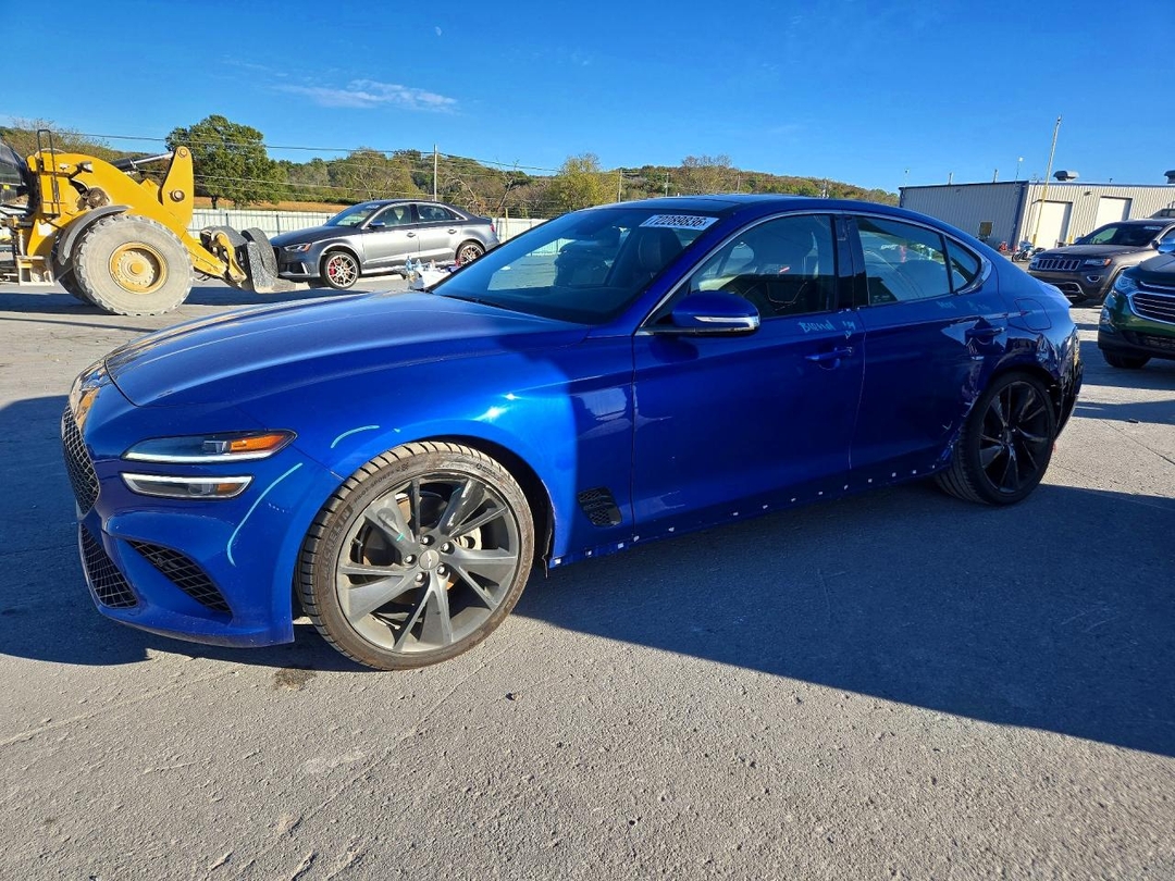 منظر 2023 GENESIS G70 2.0T، زاوية 1
