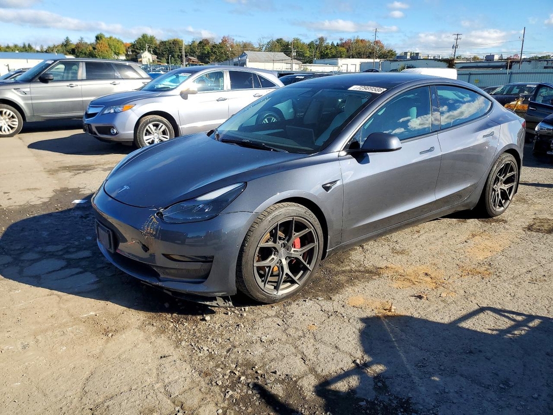 منظر 2022 TESLA MODEL 3، زاوية 1
