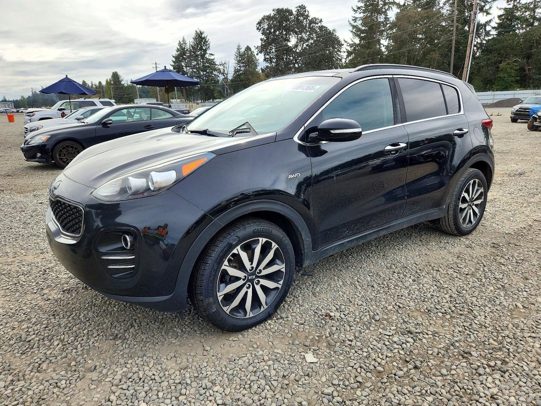 Вид 2018 KIA SPORTAGE EX, угол 1