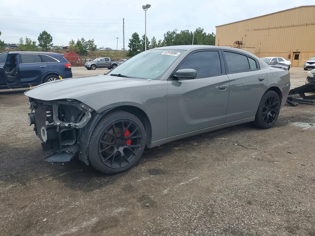 Vue de 2018 DODGE CHARGER SXT, angle 1