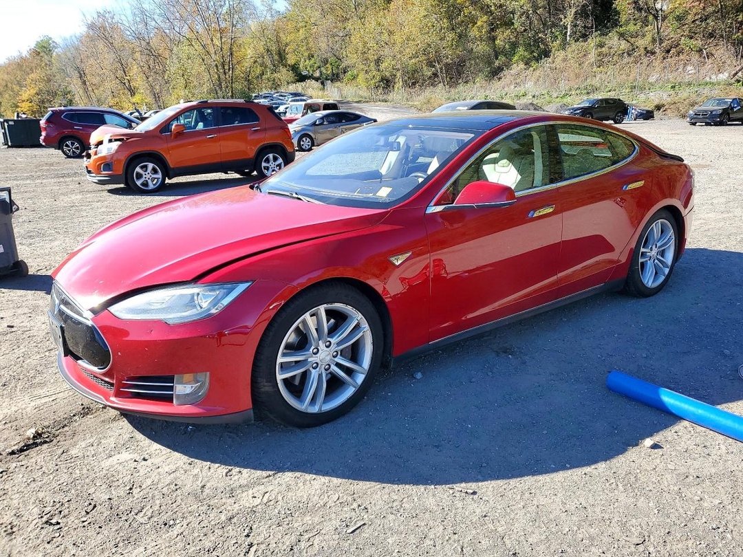 منظر 2013 TESLA MODEL S، زاوية 1