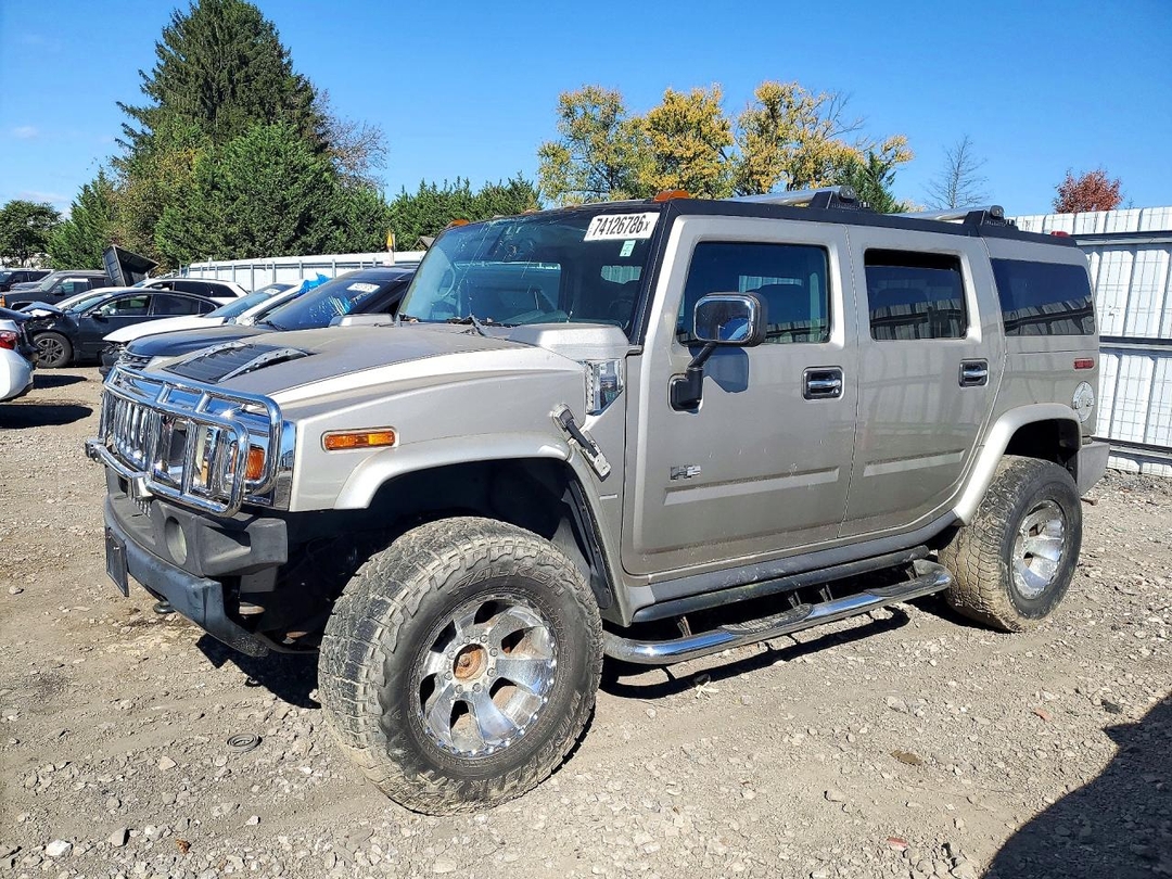 منظر 2003 HUMMER H2، زاوية 1