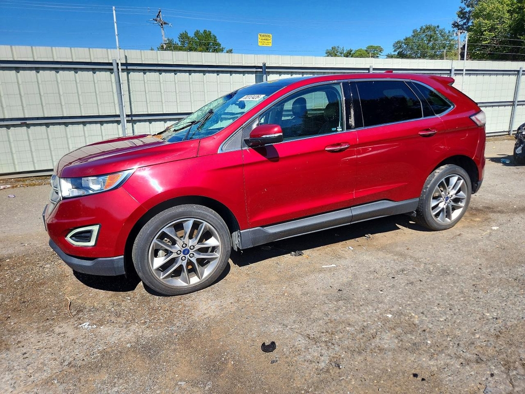 Вид 2016 FORD EDGE TITANIUM, угол 1