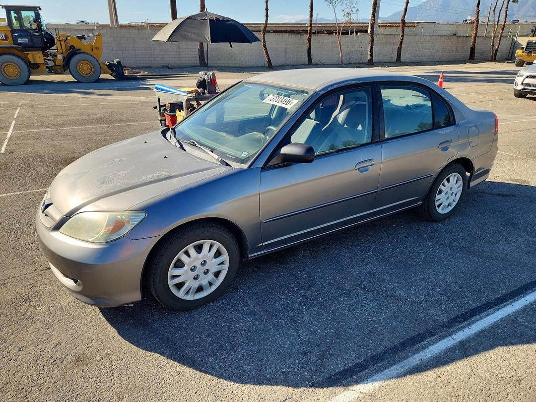 Вид 2004 HONDA CIVIC LX, угол 1