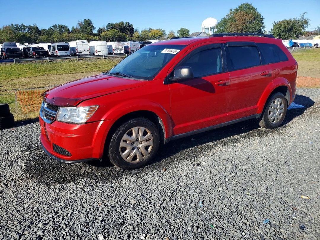 Vue de 2017 DODGE JOURNEY SE, angle 1