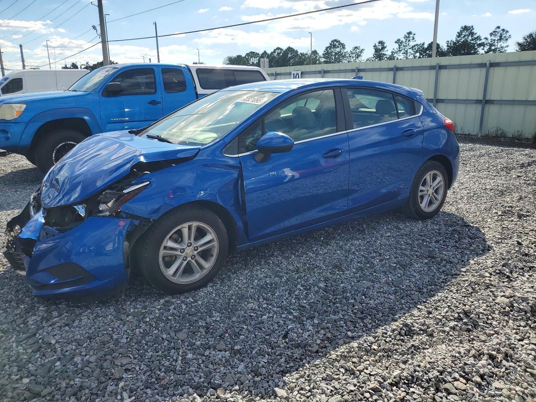 Vedere 2017 CHEVROLET CRUZE LT, unghi 1