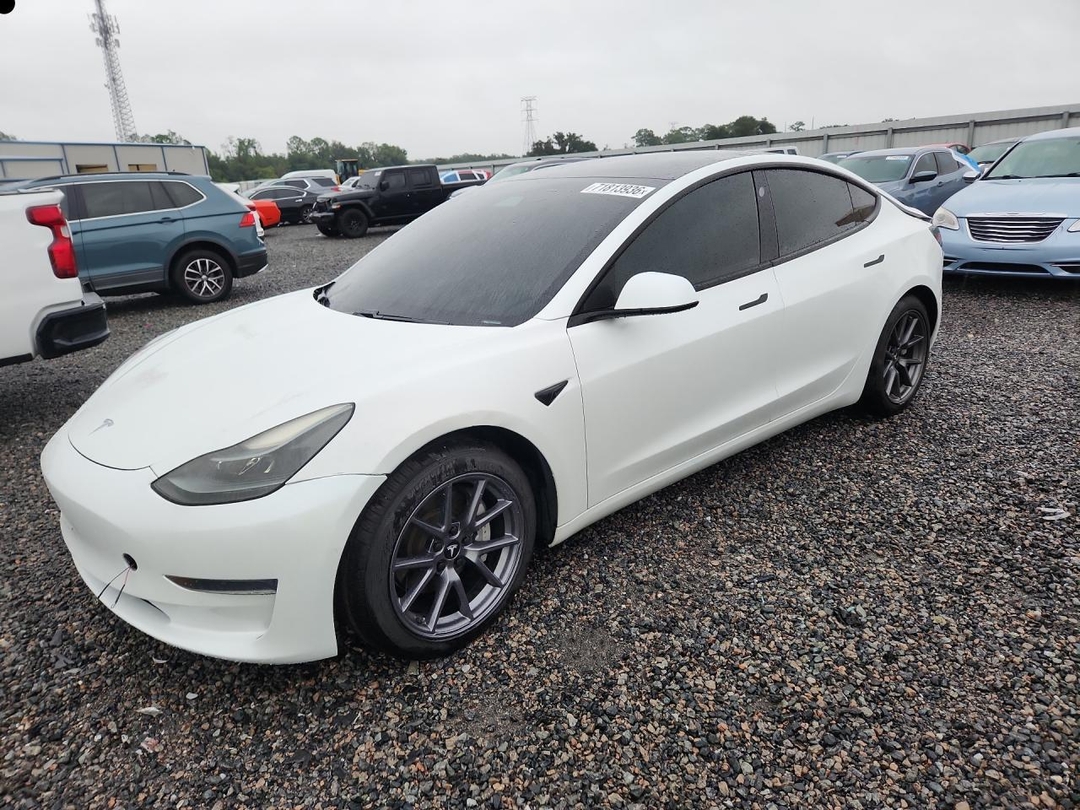 2021 TESLA MODEL 3 view, angle 1
