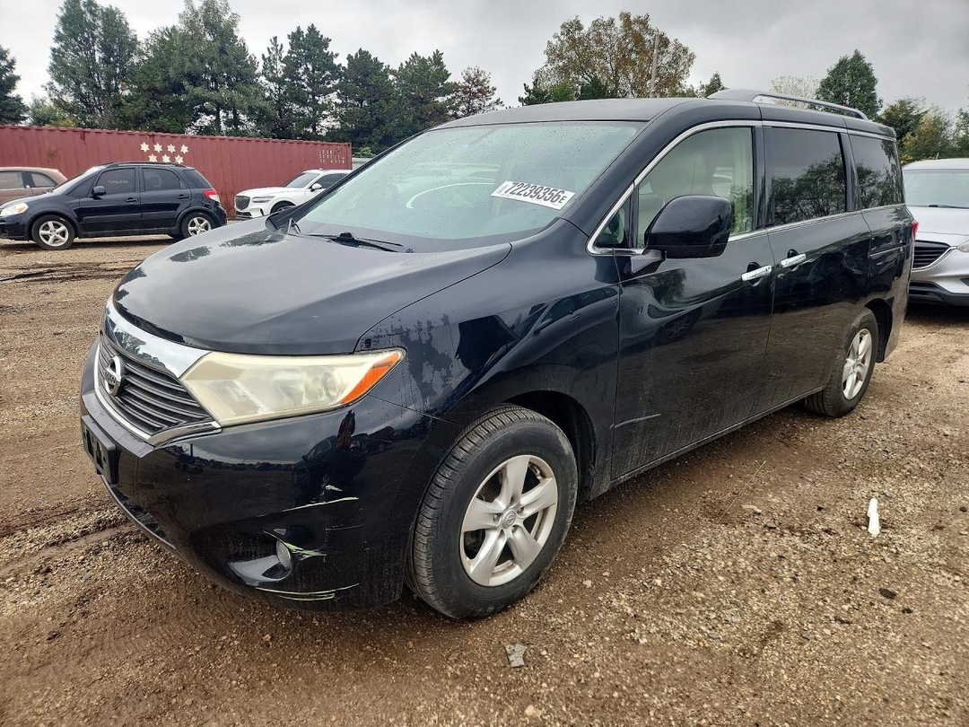 Вид 2012 NISSAN QUEST 3.5 S, угол 1