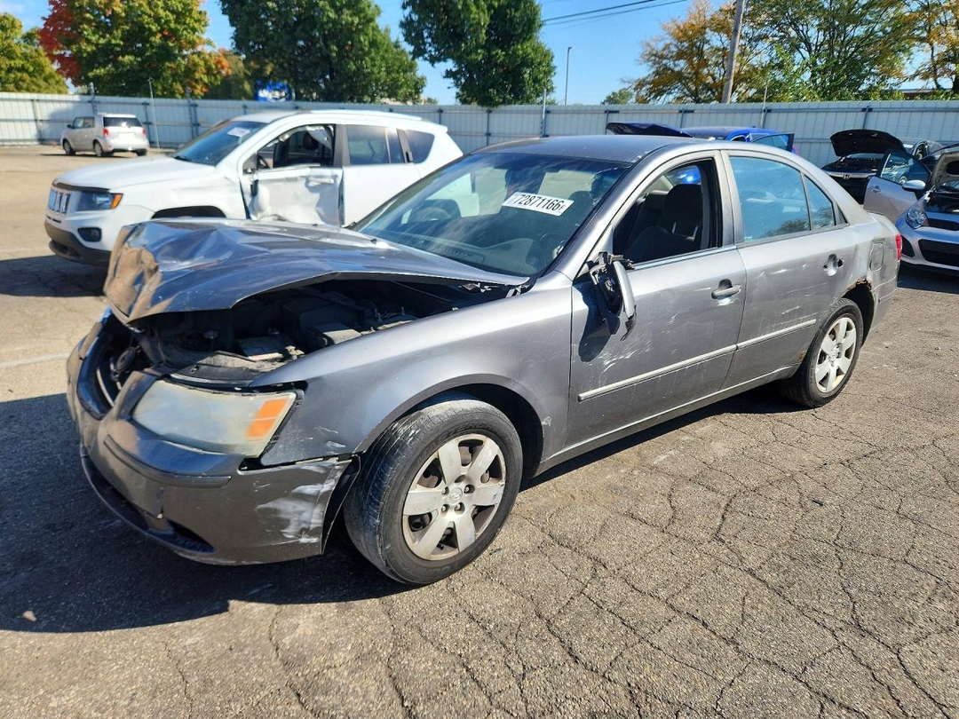 Вид 2009 HYUNDAI SONATA GLS, угол 1