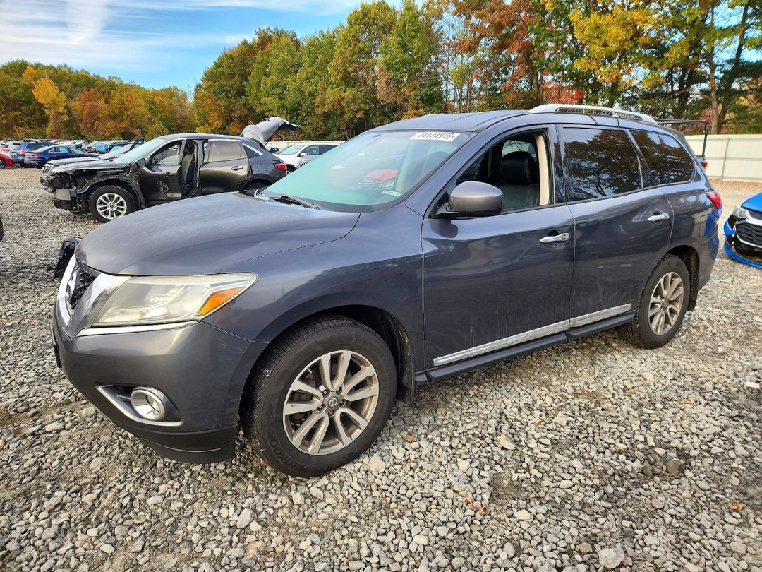 2014 NISSAN PATHFINDER SL view, angle 1