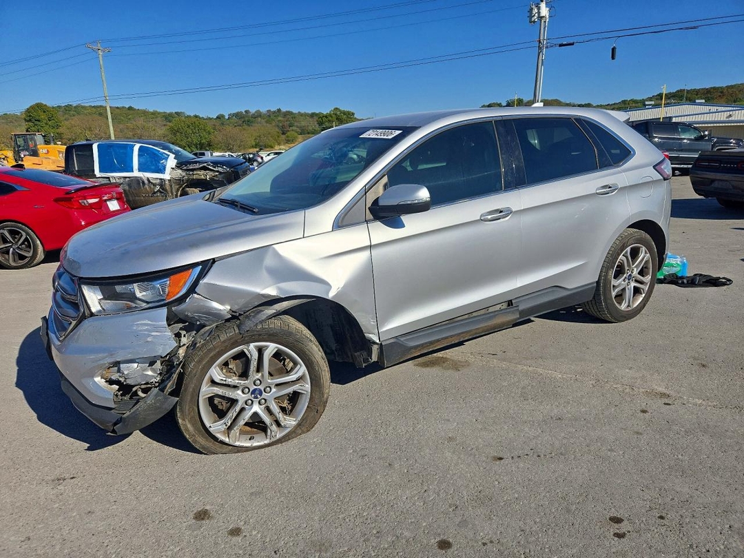 Vista de 2017 FORD EDGE TITANIUM, ángulo 1