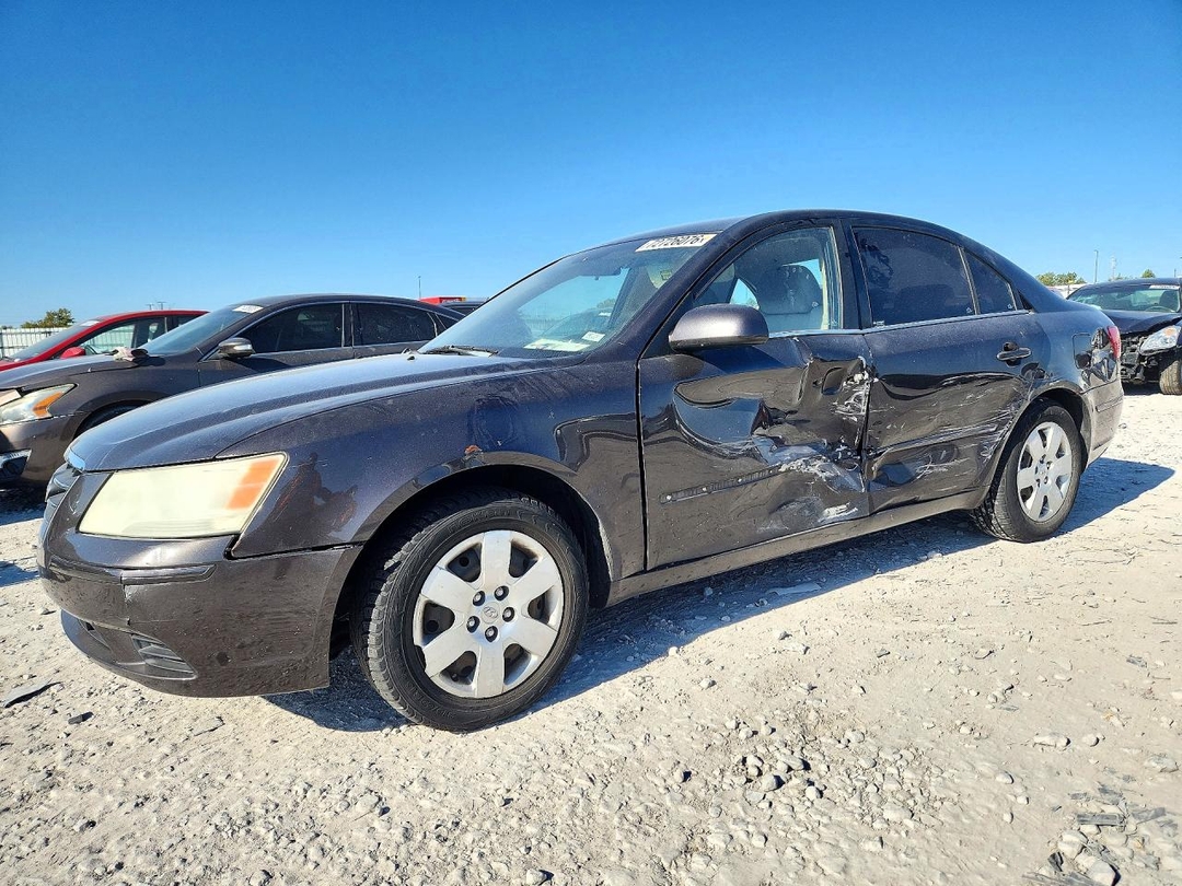 Vista de 2009 HYUNDAI SONATA GLS, ángulo 1