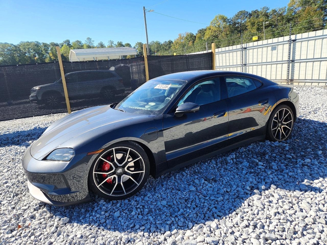 2025 PORSCHE TAYCAN 4S view, angle 1