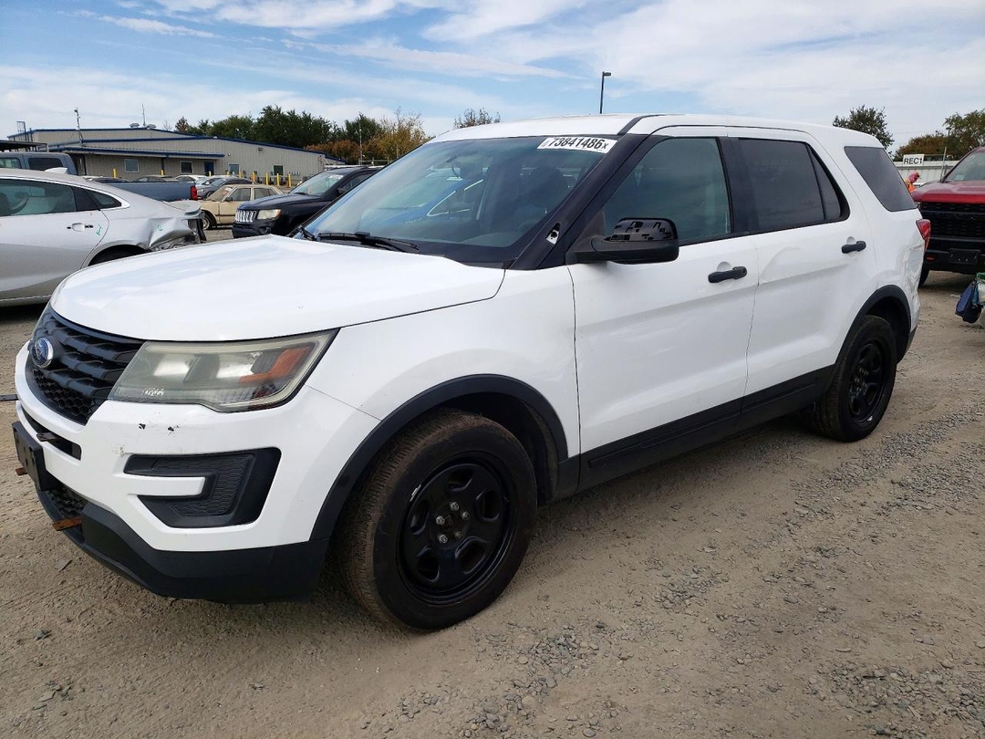 Вид 2017 FORD EXPLORER POLICE INTERCEPTOR, угол 1