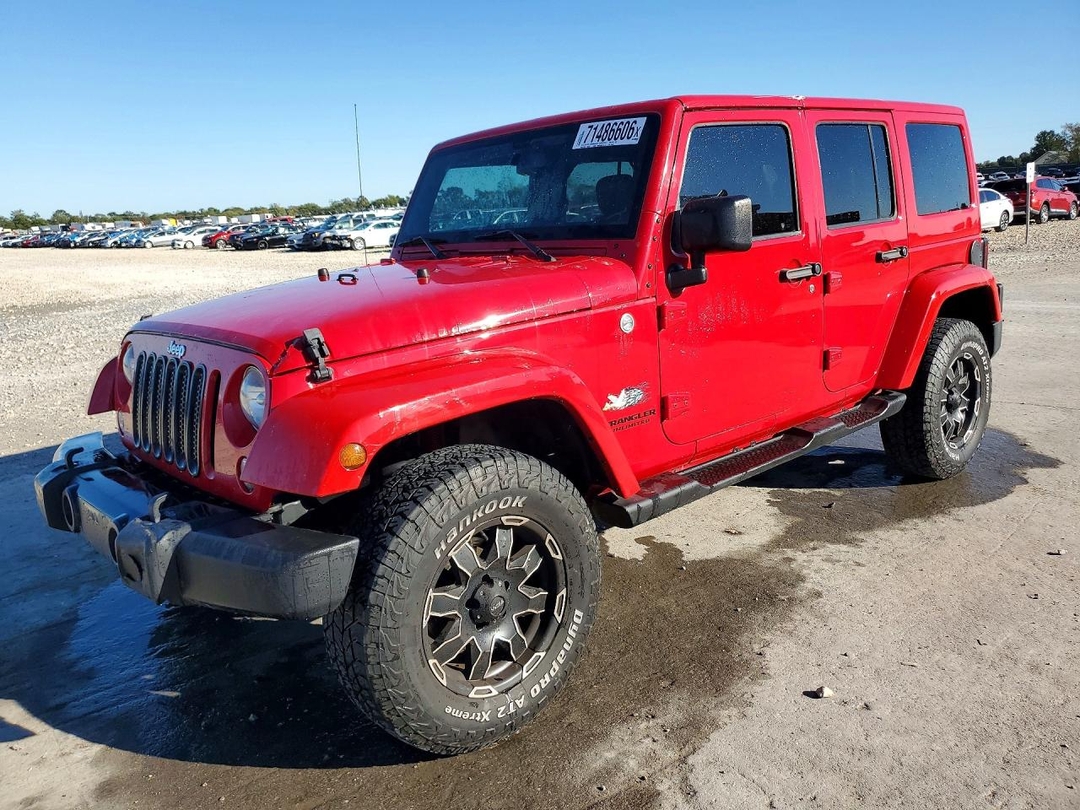 منظر 2014 JEEP WRANGLER UNLIMITED SAHARA، زاوية 1