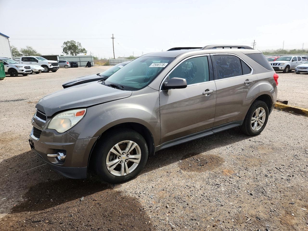 Вид 2010 CHEVROLET EQUINOX LT, угол 1