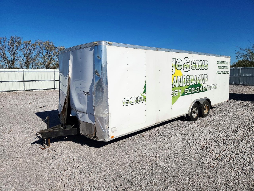 Vista de 1991 INTERSTATE ENCLOSED CARGO TRAILER, ángulo 1