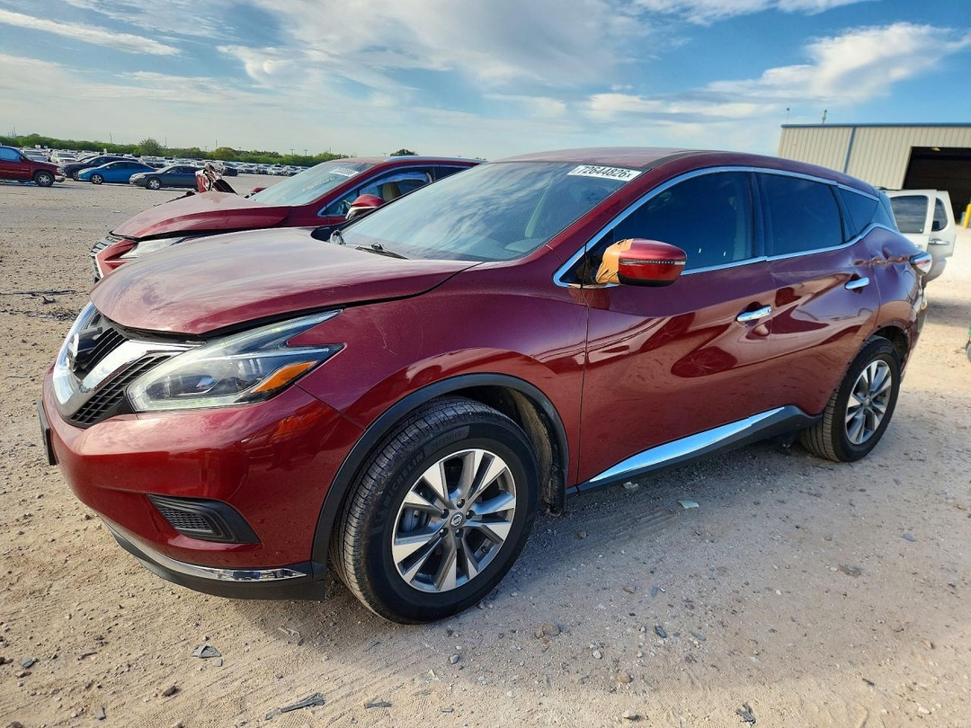 Vue de 2018 NISSAN MURANO S, angle 1
