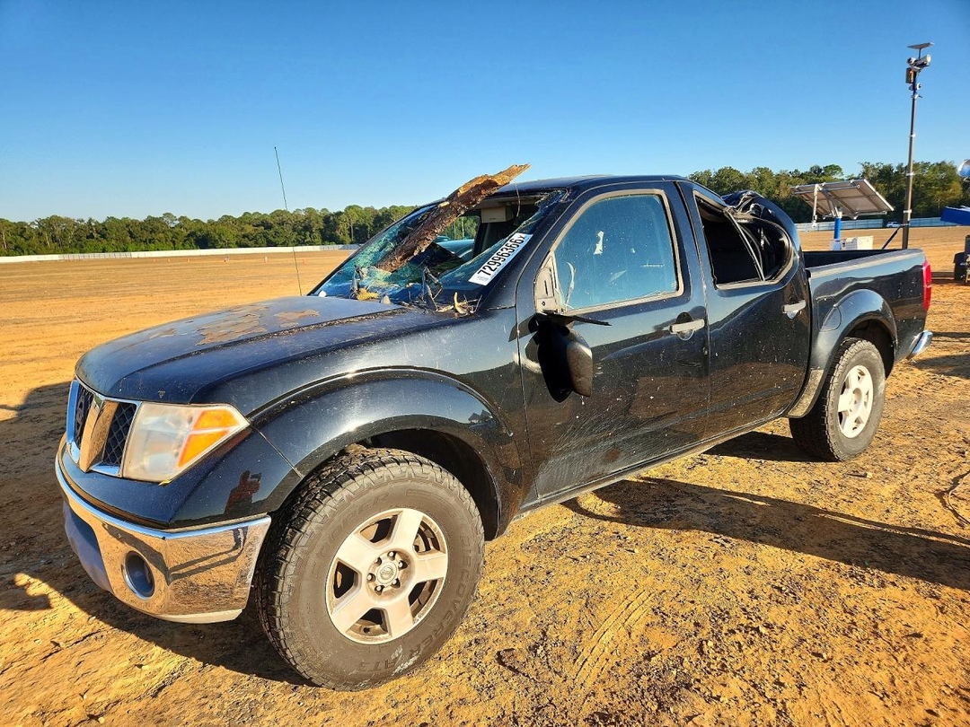 Вид 2007 NISSAN FRONTIER SE, угол 1