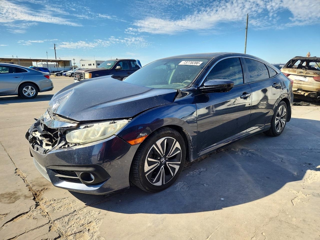 Vue de 2016 HONDA CIVIC EXL, angle 1