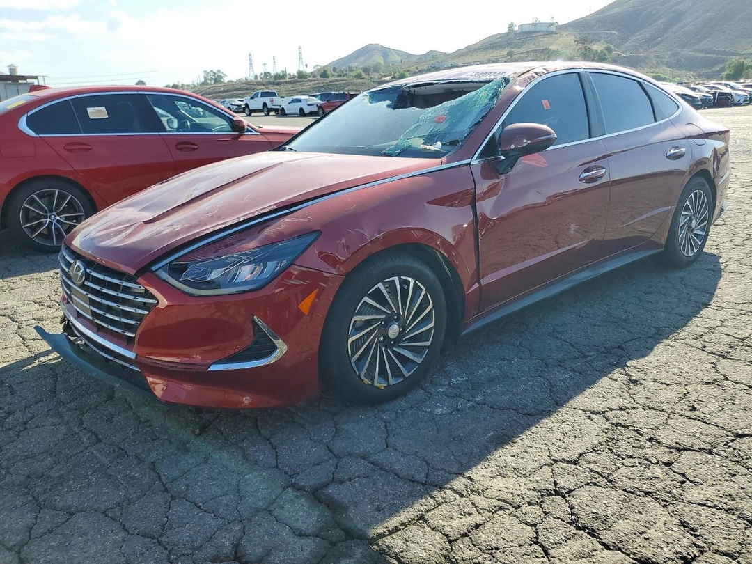 Vue de 2023 HYUNDAI SONATA HYBRID SEL, angle 1