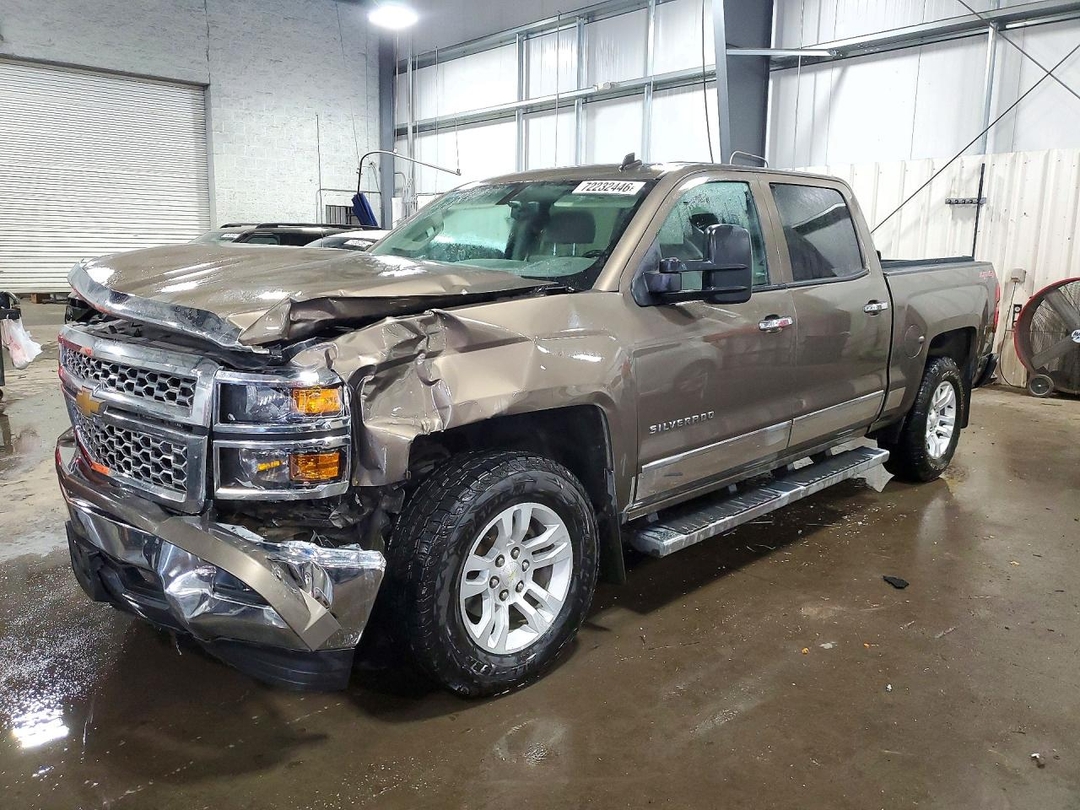 منظر 2014 CHEVROLET SILVERADO K1500 LT، زاوية 1