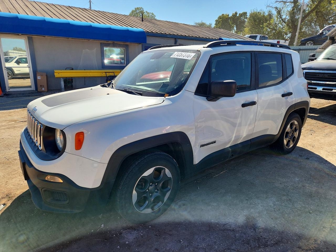 Vue de 2017 JEEP RENEGADE SPORT, angle 1