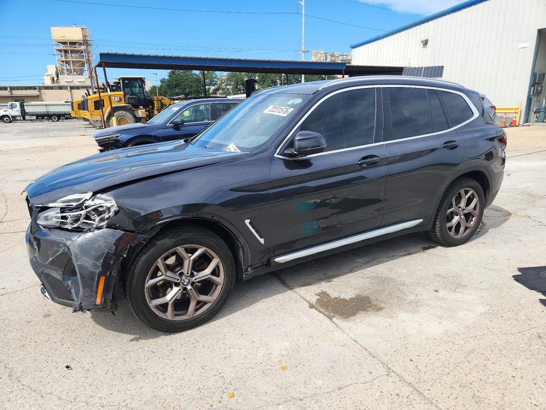 منظر 2022 BMW X3 SDRIVE30I، زاوية 1
