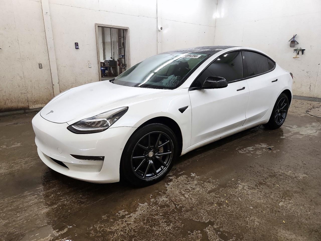 2021 TESLA MODEL 3 view, angle 1