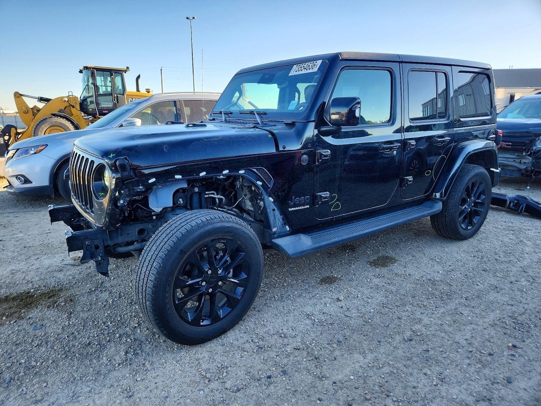 Vue de 2023 JEEP WRANGLER SAHARA, angle 1