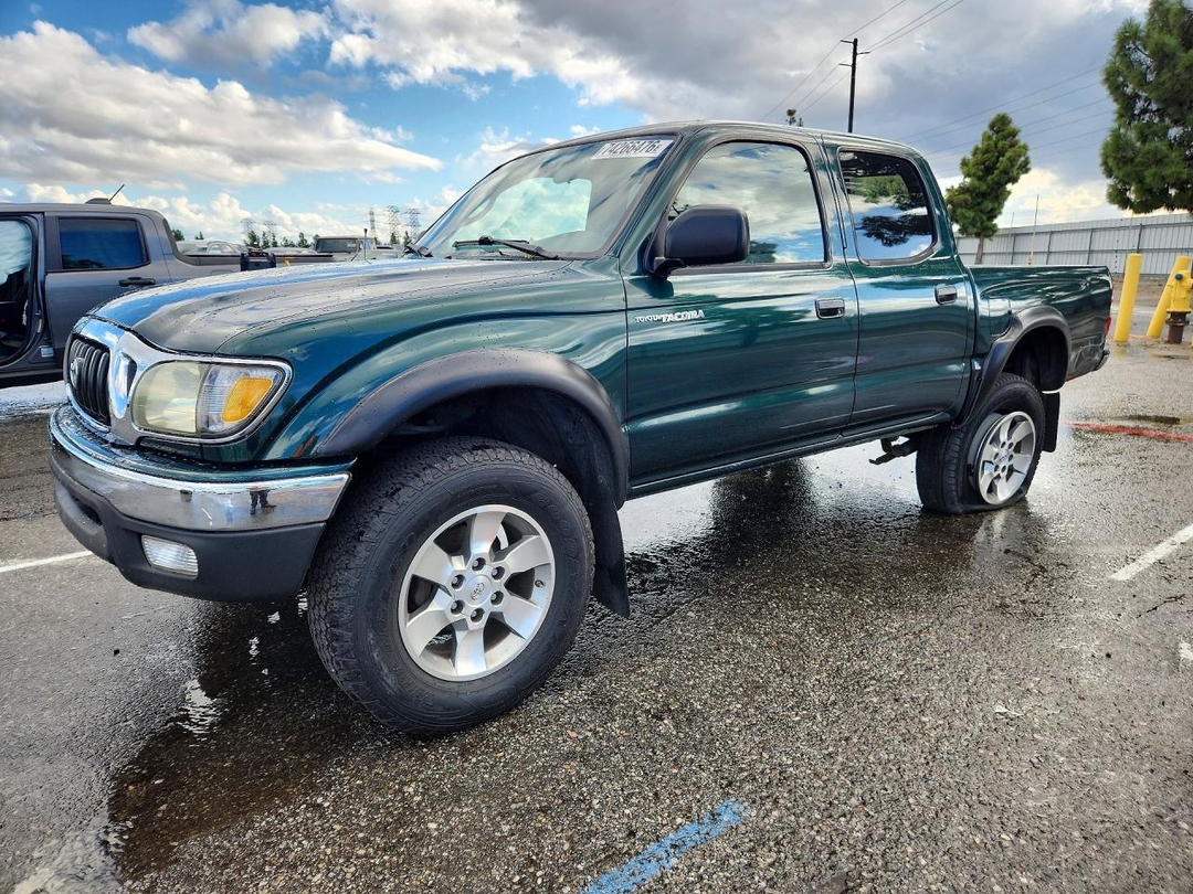 منظر 2001 TOYOTA TACOMA DOUBLE CAB PRERUNNER، زاوية 1