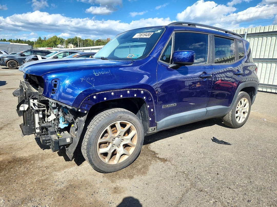 Vue de 2017 JEEP RENEGADE LATITUDE, angle 1
