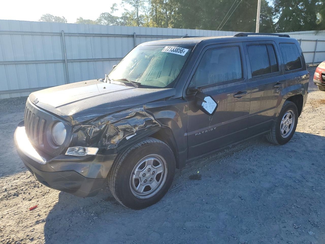 Вид 2015 JEEP PATRIOT SPORT, угол 1